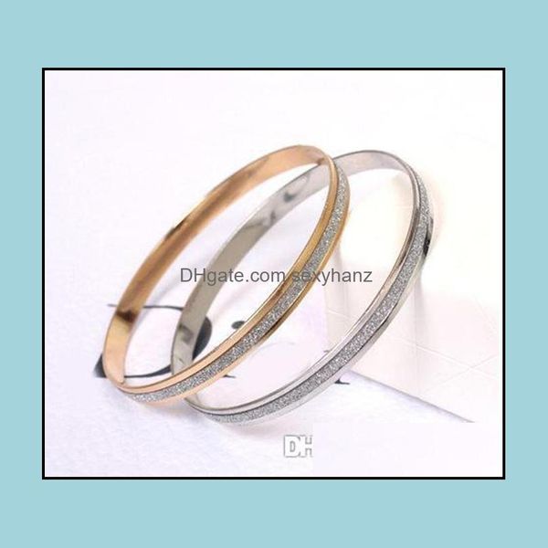 

charm bracelets cuff bangles wholesale steel charming gold/sier bracelet bangle jewelry drop deliv sexyhanz dhudm, Golden;silver