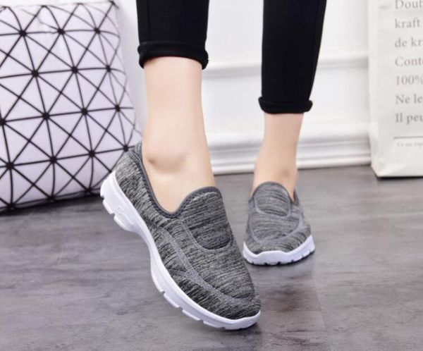 

9 summer shoes, lightweight soft sole mother shoes breathable woven loafers