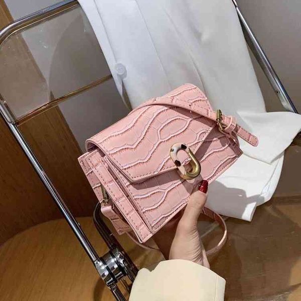 

bags handbags summer mini women's 2022 trend line 100 chain messenger texture one shoulder small square, Black;red