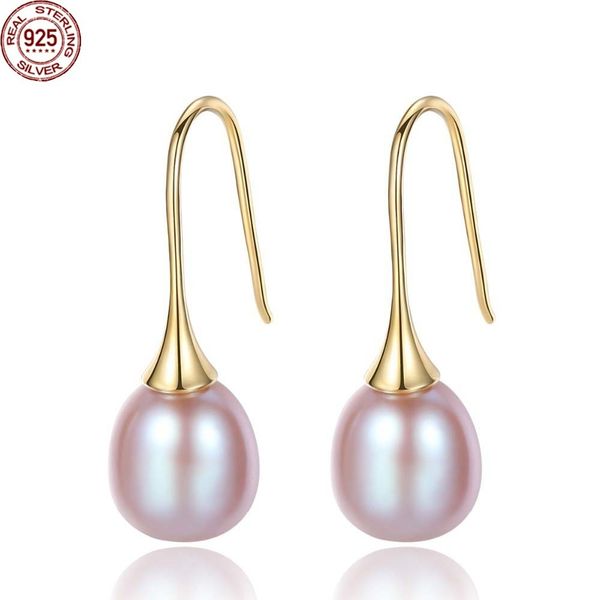 

2022 babiqu pearl jewelry long earrings dangle & chandelier for women vintage wedding engagement drop ear hook fine female's fashion al, Silver