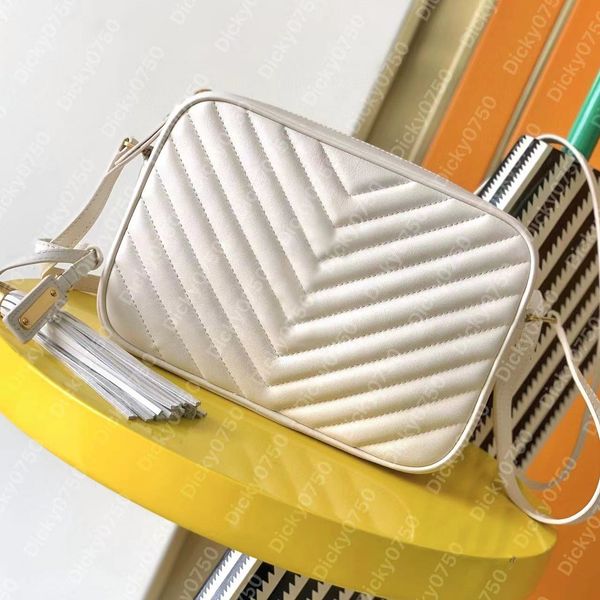 

designer lou bag women shoulder bags lambskin leather camera purse handbag satchel lady tassel wave crossbody woman envelope vintage white s