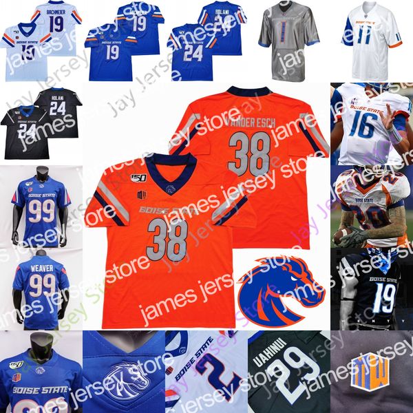 James Boise State Football Jersey NCAA College Leighton Vander Esch CT Thomas Chase Cord Lui Rypien Modster John Bates Riley Whimpey Shane Irwin