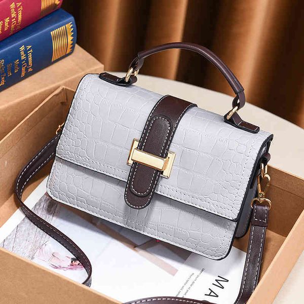 

designer handbags 2022 small square bag fashion versatile trend women's bag simple one shoulder slant cross portable