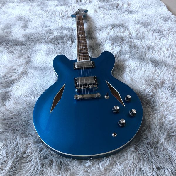 

made in china electric guitar rose wood fingerboard 22 fret many hollow body guitar