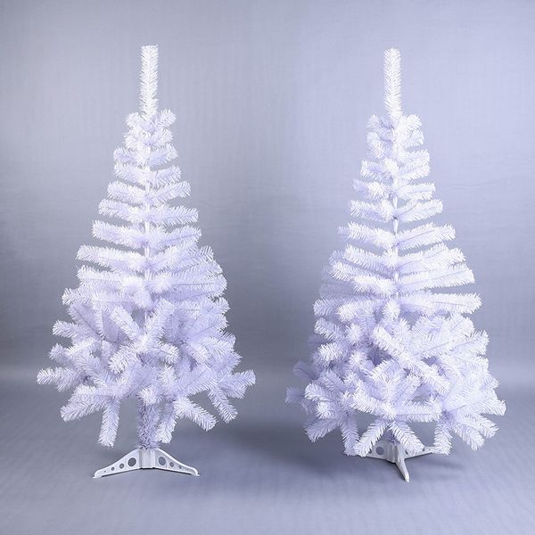 Árvore de Natal Decorada Artificial Árvore Branca Árvore de Plástico de 120cm Ano Casa Decorações de Desktop Decorações Árvore de Natal 201027