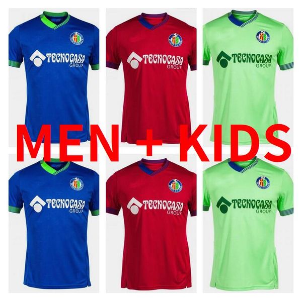 

men kids kit 2022 2023 getafe cf soccer jerseys enes unal 22 23 maksimovic cucurella arambarri sandro olivera mata djene angel suarez mayora, Black;yellow