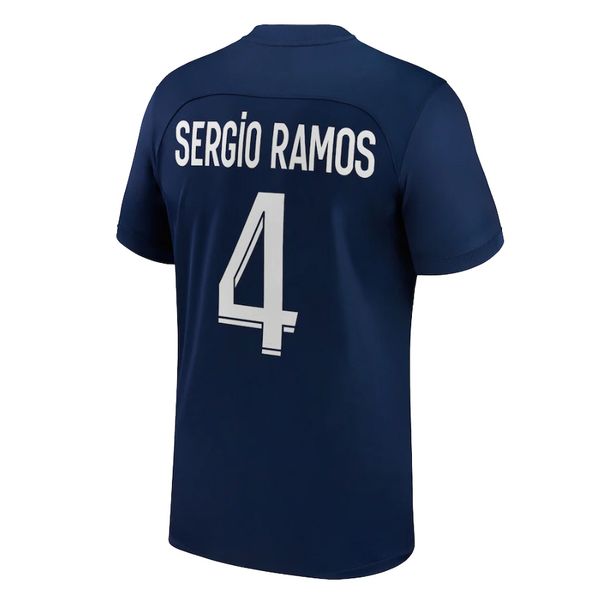 

mbappe hakimi player #30 soccer jersey sergio ramos 21 22 23 maillots de football 2022 2023 marquinhos verratti psgs men kids ki, Black