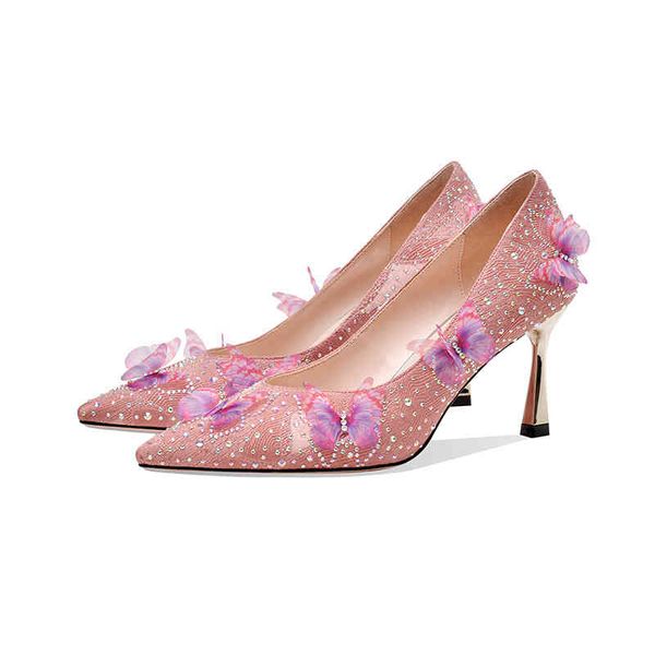 

dress shoes autumn and winter women's shoes pointed thin heels high bow commuting electroplated heel j1hz, Black