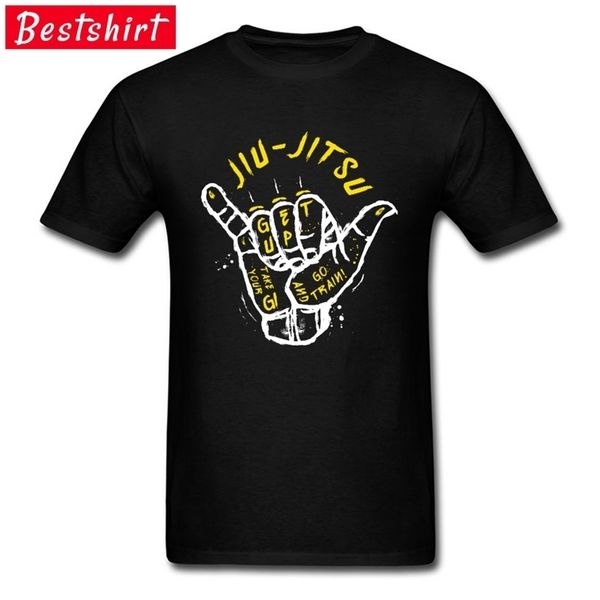 Jiu Jitsu BJJ Judo Brasilien Jujitsu T-Shirt Kurash Slim Fit Tops Shirts 100 % Baumwolle O-Ausschnitt Modisches Top T-Shirts Jugend T-Shirt 220509