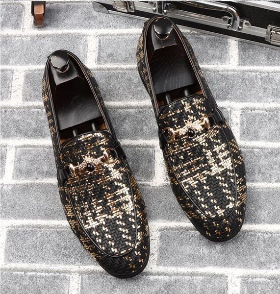 

designer new mens leather casual shoes formal shoes for men tassel loafers large size comfortable moccasins size: eu39-44, Black