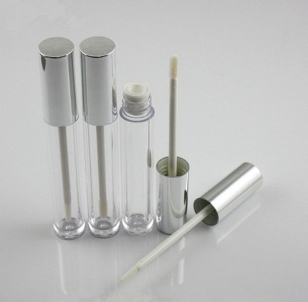 

6ml transparent round lip gloss empty bottle lips tube lip glaze bottles