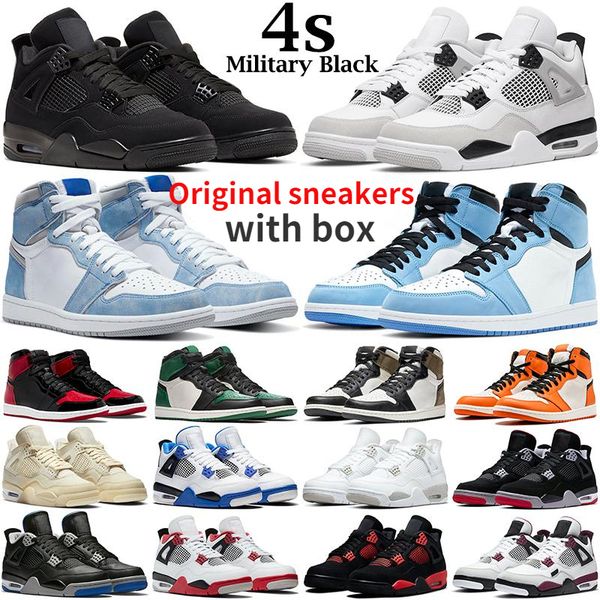 

shoes men 4s women military black cat sail red thunder university blue white oreo cool grey pine green chicago unc hype royal