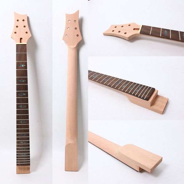

mahogany guitar neck 24fret 25.5inch rosewood fretboard triangle inlay#p