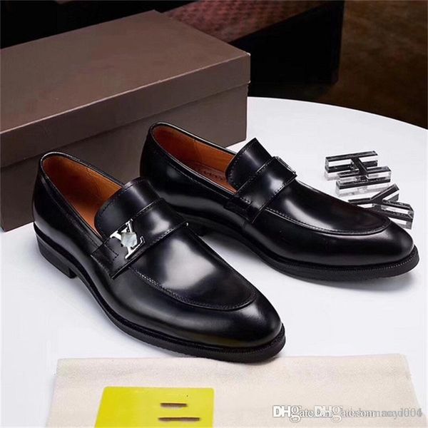 

a4 28 style luxury italian brand casual shoes men's suede leather moccasins for designer man penny loafers slip on men shoe plus size 4, Black