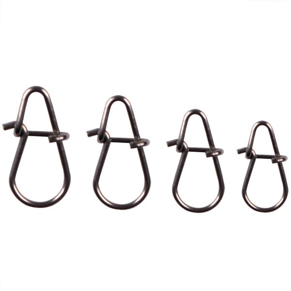 

szmaicheng fishing accessories gourd shape stainless steel enhance pin lure hook connector high-strength lock snaps