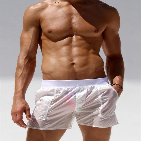 

men's shorts swimming for men swimwear man swimsuit swim trunks summer290z, White;black