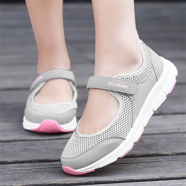 

women flat casual fashion breathable mesh tenis feminino shoe summer ladies boat shoes zapatos para mujer 220622, Black
