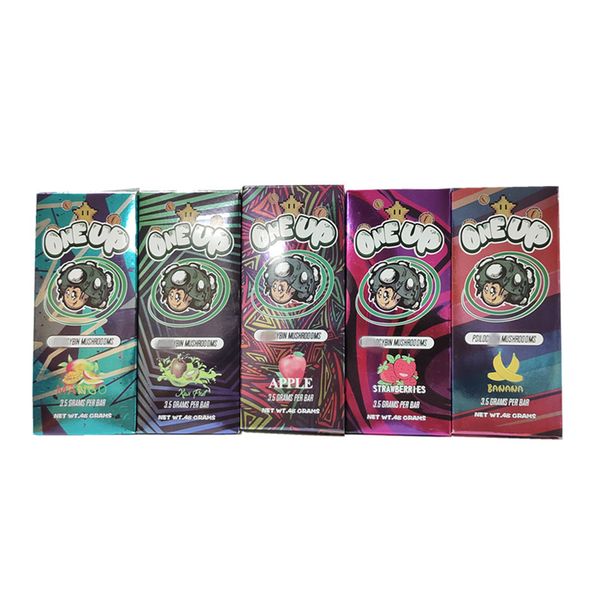 

new chocolate bar packaging boxes 3.5g grams per bar oneup mishroooms one up peaches mimt paper package packing box wholesale