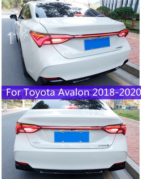 

car accessories tail lamp for avalon led tail light 18-20 toyota rear fog brake turn signal reversing lights