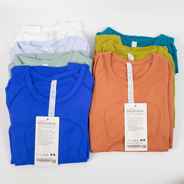 

yoga outfits new style yoga suit swiftly sports women's long sleeve fitness comfortable high elastic knitted traceless breathable top, White;red