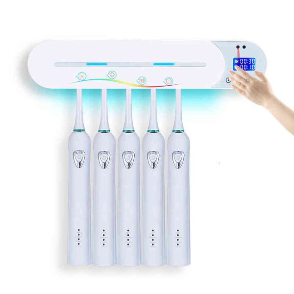 

2021 intelligent toothbrush ultraviolet ozone sterilizer wall hanging storage box sterilization ying disinfection rack