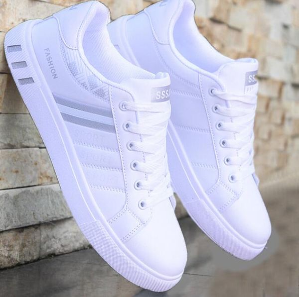 

white vulcanized sneakers boys flat comfortable shoes men autumn spring 2022 fashion sneakers