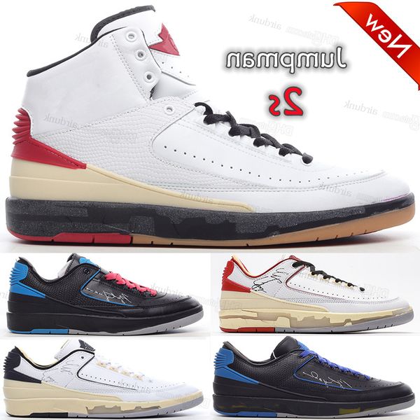 

shoes men jumpman 2 2s low sp basketball white varsity red signature man woman black royal sneaker sports size 36-46 us 5.5-12