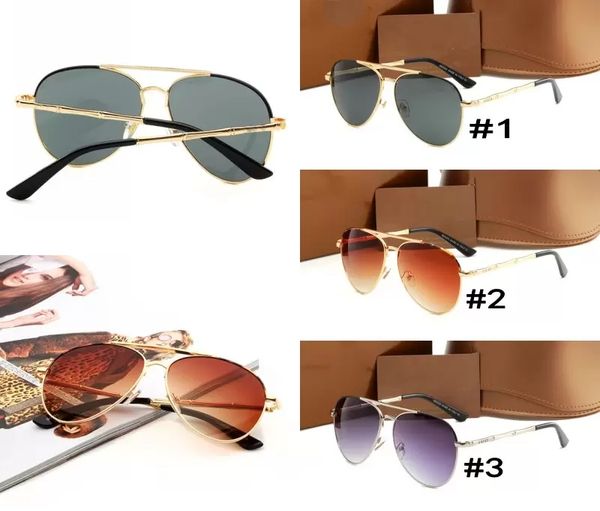 

4271 men women polarized lens pilot fashion sunglasses for brand designer vintage sport sun glasses with case and box, White;black