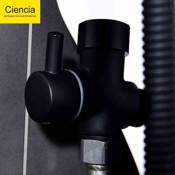 

bathroom shower heads black american gauge 78 water separator women's washer distribution toilet spray gun one in two out three-way cha