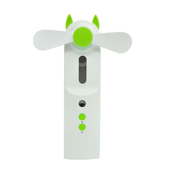 Umidificatore d'aria Nano con ventola Mini vaporizzatore facciale USB portatile ricaricabile Nebbia d'acqua palmare Spruzzatore di alcool come regalo