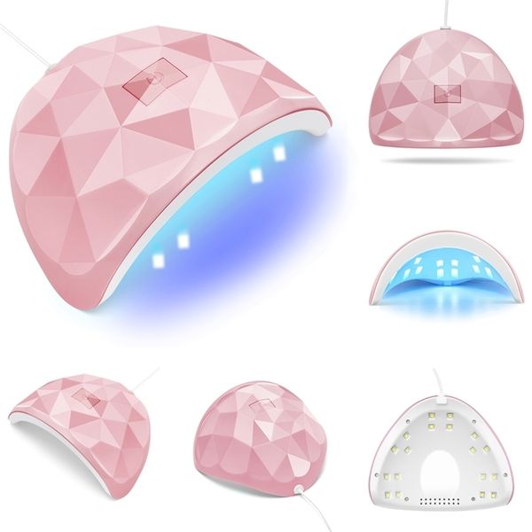 

88w uv nail dryer lamp with automatic sensor 18 uv led light for all gels professional manicure pedicure nail epuipment tools 220425