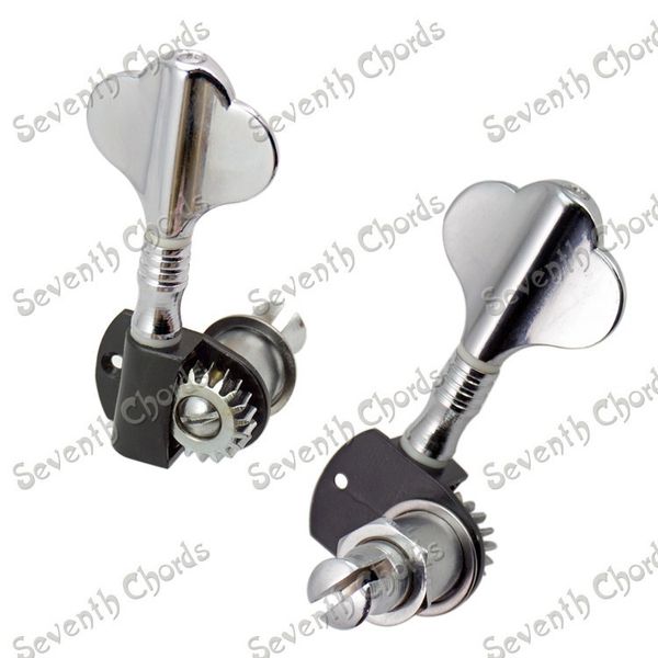 

5 pcs of a set chrome electric bass guitar tuning pegs machine heads tuners