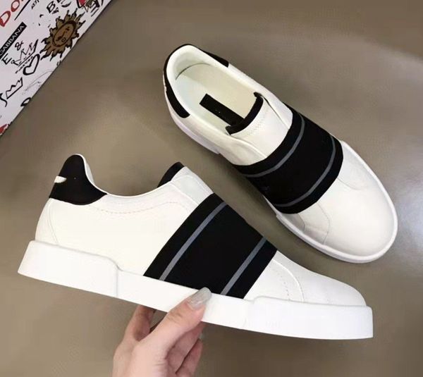 

luxury rhyton casual shoes white mens trainers jogging walking designer sneakers outdoor trainers, Black