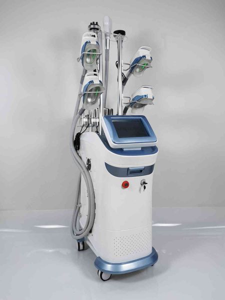 

2021 arrivals powerful cryo 5 handles cryolipolysis working double chin removal weight reduce laser fat ing shaping cavitation machine