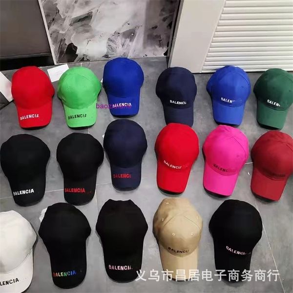 

balencaigass designers hat baseball hats caps paris b fashion letter duck tongue cap baseball outdoor versatile student, Blue;gray