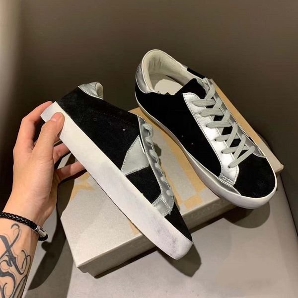 

2022 desinger sneakers brand sneakers designer trainers women man casual shoes real leather gold ace slides triple slippers sandals boots by, Black