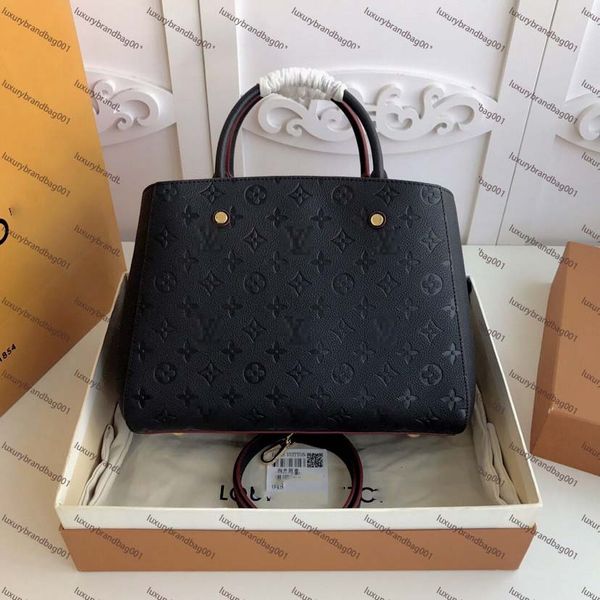 

2022 genuine leather montaignes bb women handbag luxury designers bag quality crossbody shoulder bags brand ladies tote purse