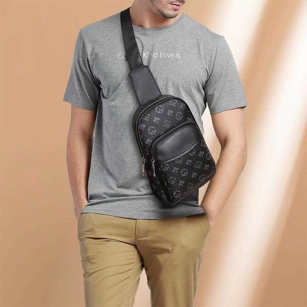 

fashion men handbag crossbody shoulder bags satchels messenger bags black grid designer purse 30 colors mobile phone storage mens chest bag