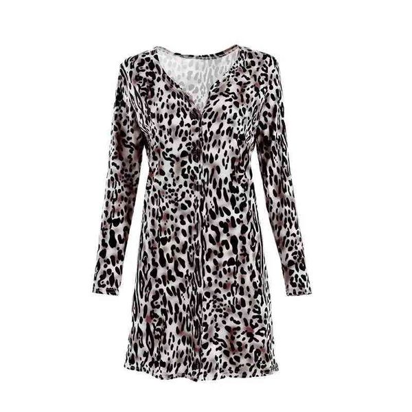 

selling leopard print cardigan spring and autumn coat, Tan;black