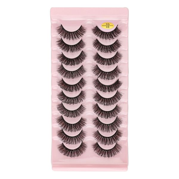 

russian eyelashes thick curly crisscross d curved reusable hand made multilayer mink fake lashes soft & vivid eyelash extensions makeup for
