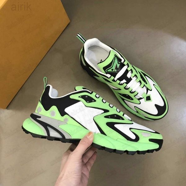 

runner tatic italy designer mens flower casual shoes trainer sneaker monograms sneakers trainers rubber outsole mesh fabric mixed, Black
