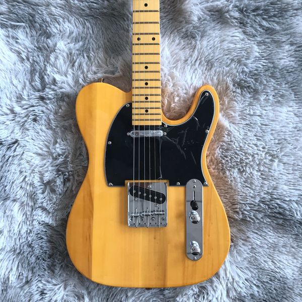 

in stock 2022new electric guitar natural wood color rose wood fingerboard 22 fret