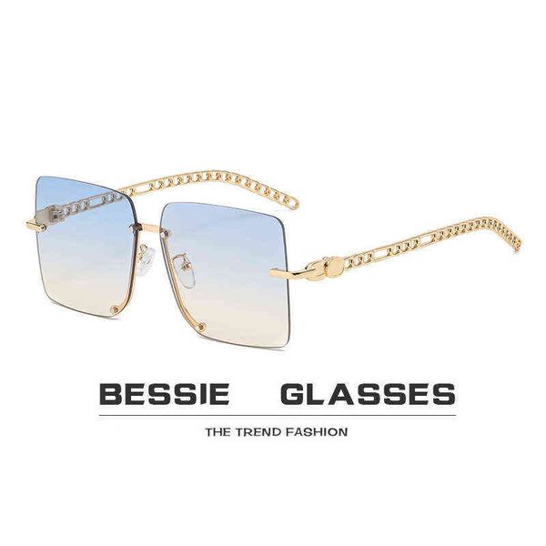 

2022 super new trend polarized sunglasses fashion urban men's and women's color changing hip-hop glasses 2w38, White;black