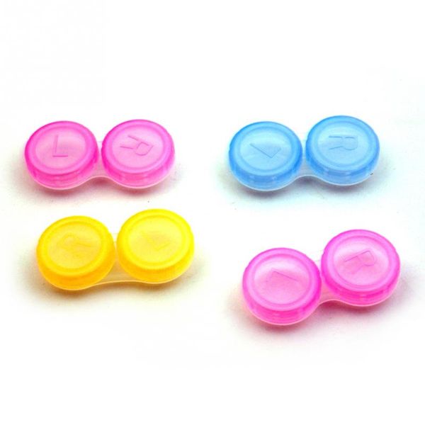 

contact lenses case double case contact lenses accessories lens container light travel kit ys222