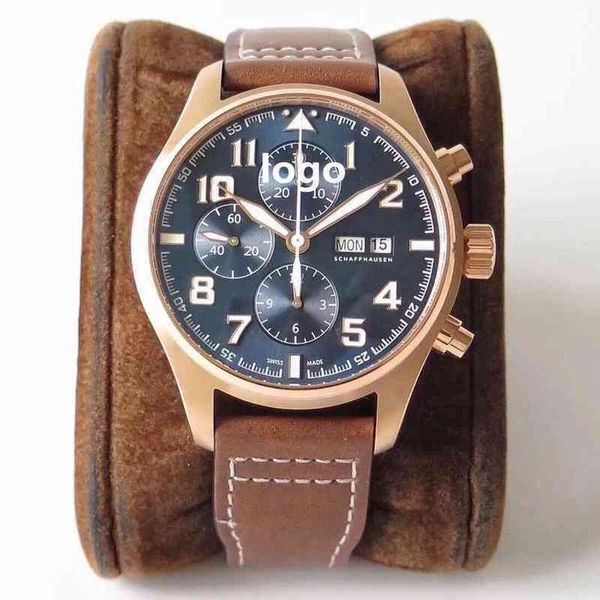 

mens watch designer watches movement watches automatic luxury paneraiss super sports waterproof diving watch zf factory 43mm eta 7750 chrono, Slivery;brown