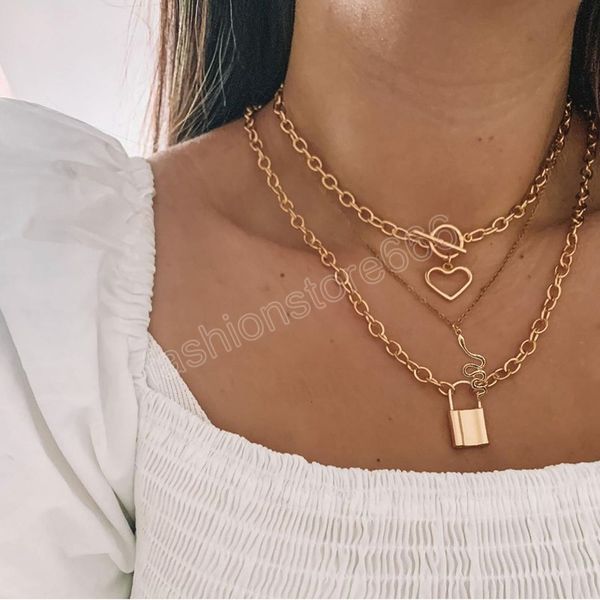 

classic animal snake necklace for women gold color pendant necklace trendy female birthday jewelry bijoux gift, Silver