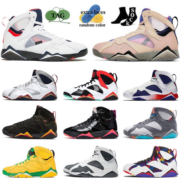 

new 7 jumpman 7s basketball shoes fashion women mens jordem7s citrus sapphire psgs greater china tinker alternate black patent trainers og s