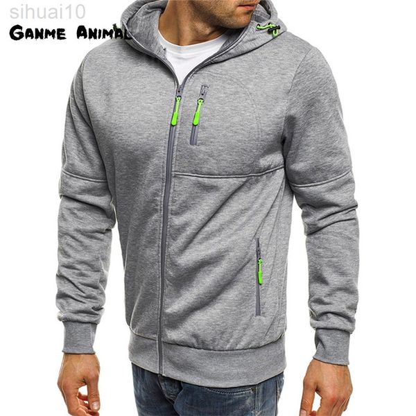 

men's zipper hooded coat sweatshirt man sweaters and hoodies casual sweatshirt with solid color hoody warm hood s-4xl l220730, Black