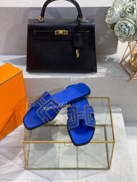 

2022 designer women slippers genuine leather sandals summer sandals flat flip flop crocodile skin slides ladies beach sandal, Black