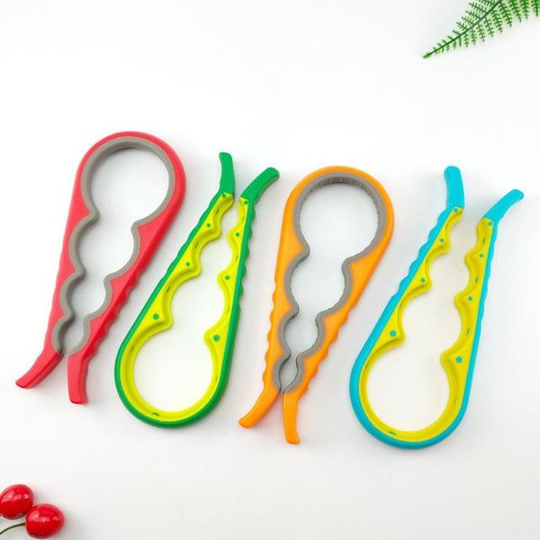 Apribottiglie con tappo a vite Chiave per bottiglie 4 in 1 Utensile da cucina apribottiglie multifunzionale creativo